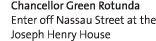Chancellor Green Rotunda, Enter off Nassau Street at the Joseph Henry House